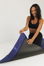 Indigo Travel Towel – Lightweight, Quick-Dry, Versatile for Yoga, Beach & Adventure | Mantra: “I am magical, supported, grace, divinely guided”