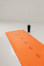 Empower Yoga Towel - Orange Mantra: "I am motivated, determined, self-trust"