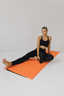 Empower Yoga Towel - Orange Mantra: "I am motivated, determined, self-trust"