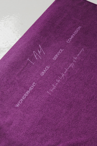 Empower Exercise Towel - Violet