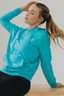 Empower Hoodie - Turquoise Mantra: "I am abundant, limitless, whole, prosperity"