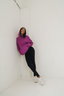 Empower Hoodie - Violet Mantra: "I am wonderment, grace, service, compassion"
