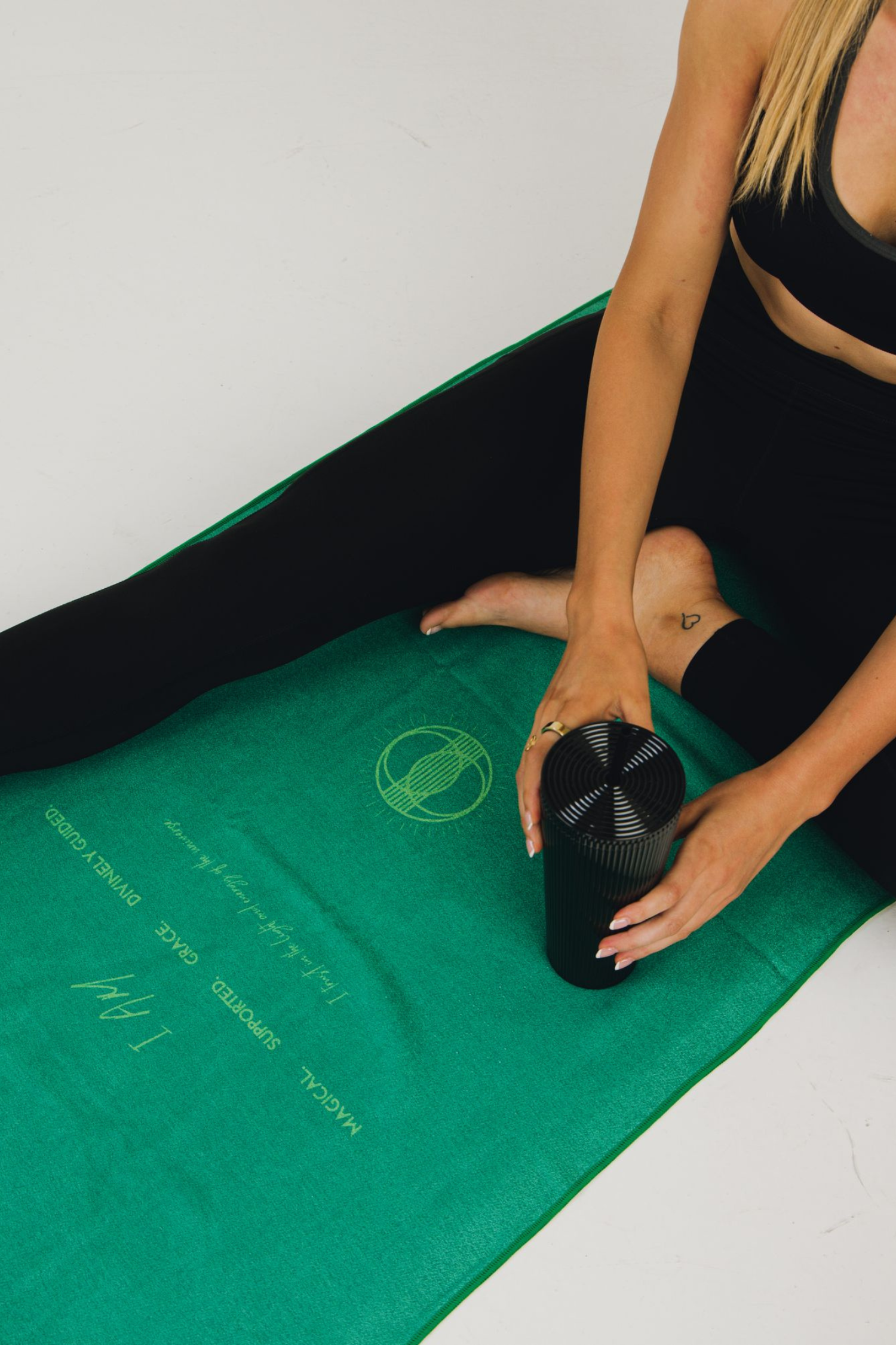 Empower Yoga Towel - Green