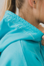 Empower Hoodie - Turquoise Mantra: "I am abundant, limitless, whole, prosperity"