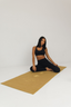 Empower Yoga Towel - Gold Mantra: "I am strength, protected, discerning"