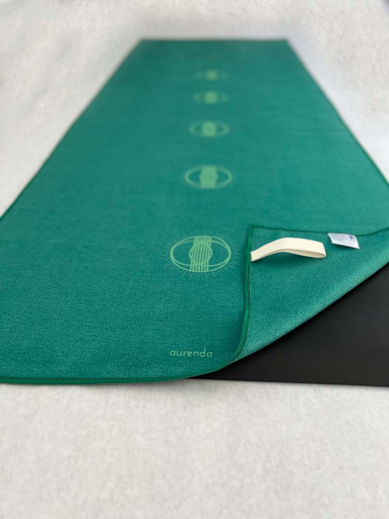 Green Yoga Towel