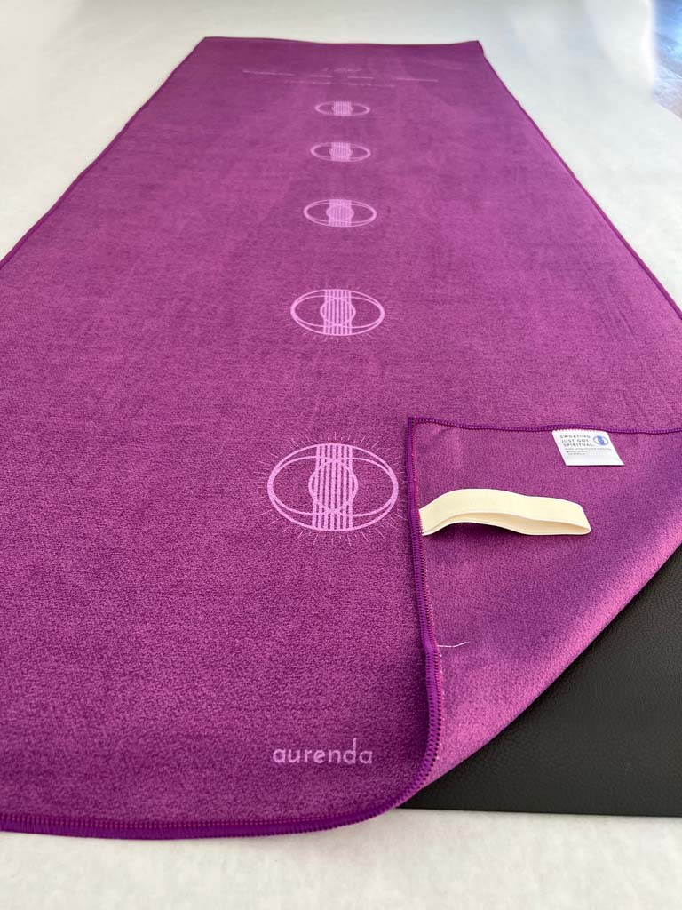 Violet Yoga Towel